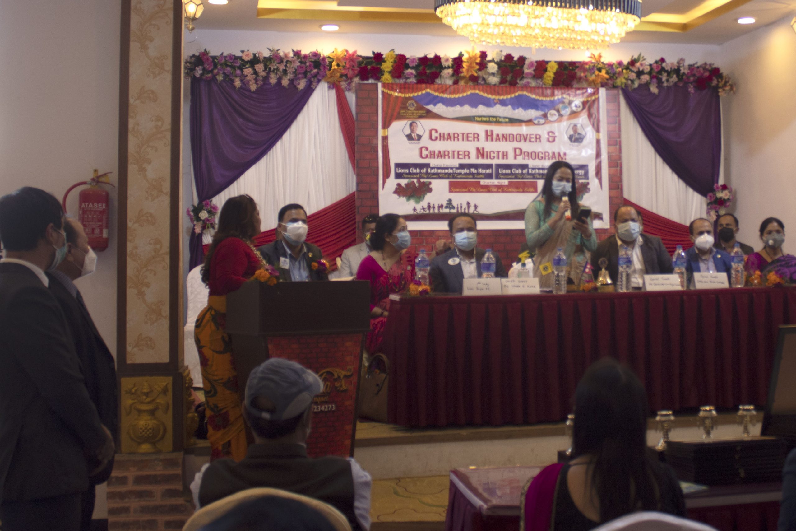 लायन्सको चार्टर हस्तान्तरण तथा चार्टर नाइट सम्पन्न