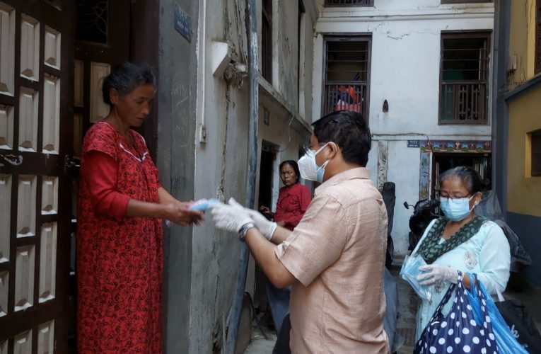 २० वडामा काेभिडविरूद्ध जनचेतनामा माननीय जीवनराम श्रेष्ठ