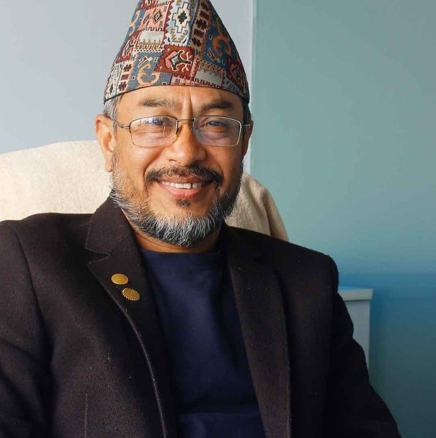 रविन्द्रराज ताम्राकार अध्यक्ष प्रत्यासी, ललितपुर उद्याेग वाणिज्य संघ